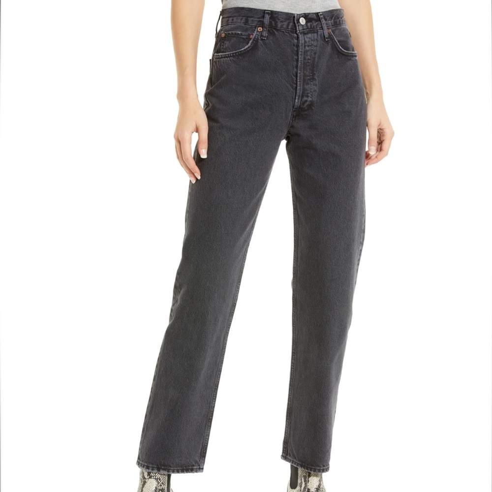 Agolde '90s Pinch High Waist Straight Leg Organic Cotton Jeans
